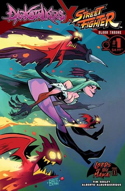 Cover Art for DARKSTALKERS X STREET FIGHTER BLOOD THRONE