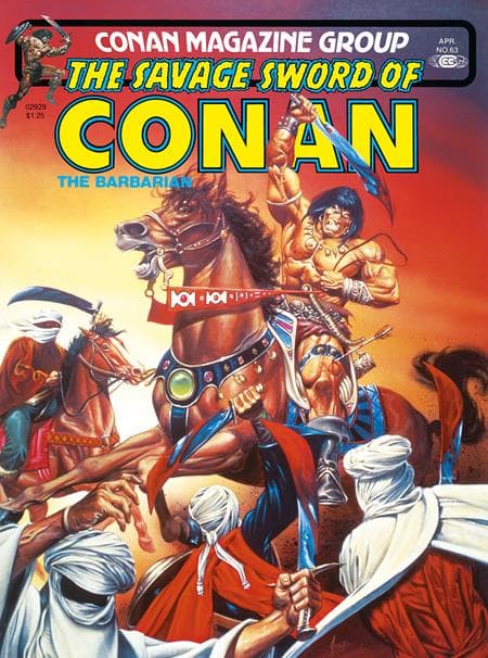 Cover Art for SAVAGE SWORD OF CONAN THE ORIGINAL COMICS OMNIBUS HC VOL 05 REGULAR EDITION JOE JUSKO