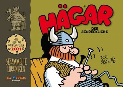 Cover Art for HÄGAR DER SCHRECKLICHE-GESAMMELTE CHRONIKEN 2021