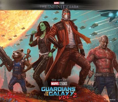 Cover Art for MARVEL STUDIOS THE INFINITY SAGA GOTG VOL 2 ART OF MOVIE HC