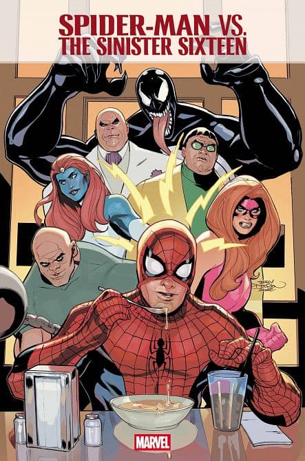 Cover Art for SPIDER-MAN VS THE SINISTER SIXTEEN