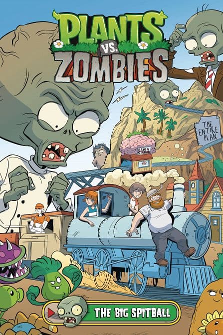 Cover Art for PLANTS VS ZOMBIES HC BIG SPITBALL