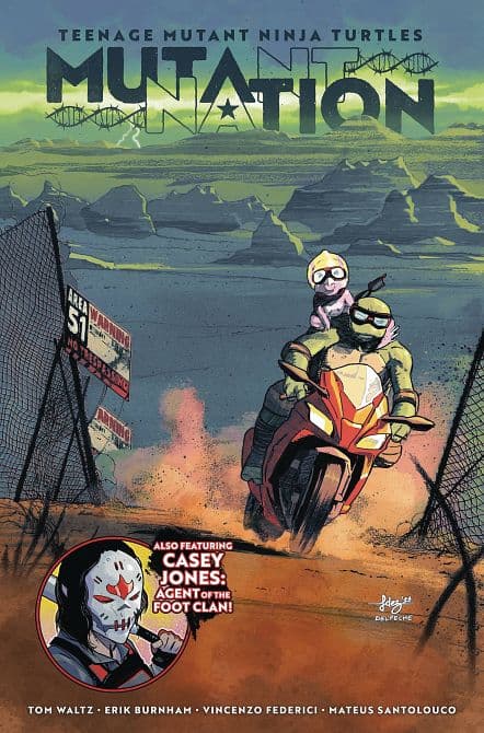 Cover Art for TMNT MUTANT NATION TP VOL 01