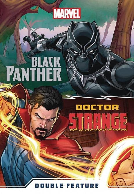 Cover Art for MARVEL DOUBLE FEATURE BLACK PANTHER DOCTOR STRANGE SC NOVEL
