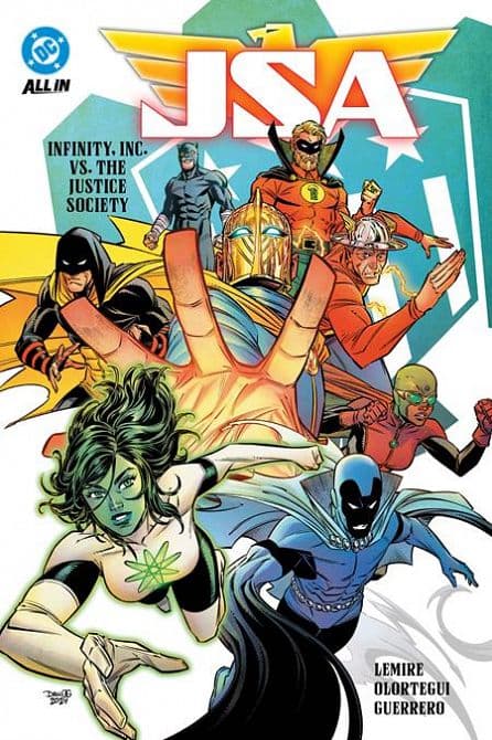 Cover Art for JSA ( 2024 ) TP VOL 01 INFINITY INC VS THE JUSTICE SOCIETY