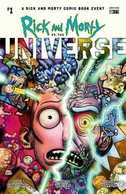 Cover Art for RICK AND MORTY VS THE UNIVERSE