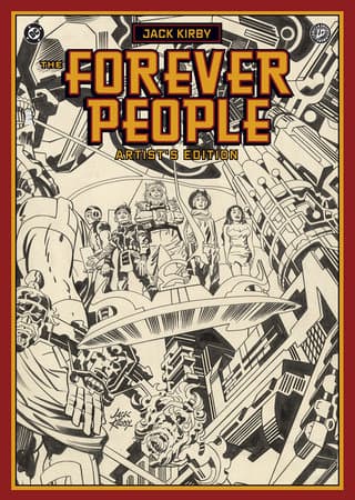 Cover Art for JACK KIRBY FOREVER PEOPLE ARTIST EDITION HC