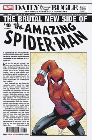 Cover Art for AMAZING SPIDER-MAN