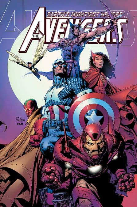 Cover Art for AVENGERS BY JOHNS & COIPEL OMNIBUS HC DAVID FINCH CVR