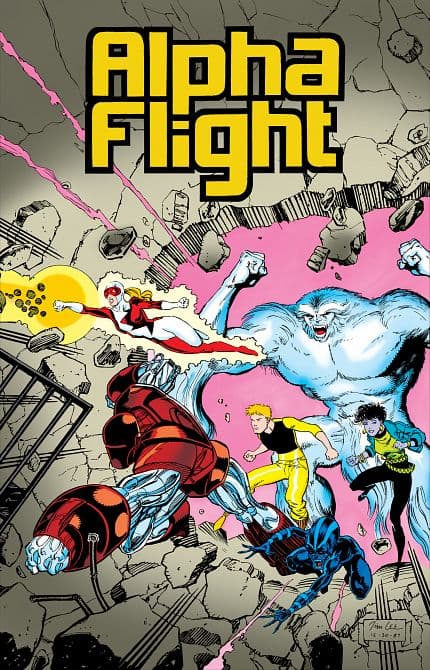 Cover Art for ALPHA FLIGHT BY MANTLO & LEE OMNIBUS HC JIM LEE CVR
