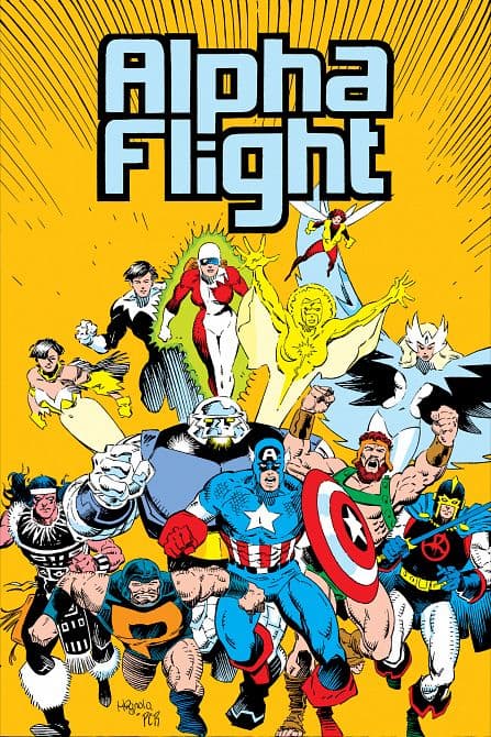 Cover Art for ALPHA FLIGHT BY MANTLO & LEE OMNIBUS HC MIKE MIGNOLA DM VARIANT