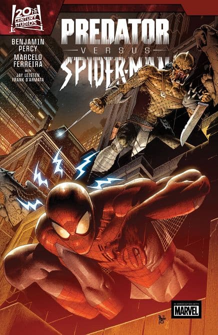 Cover Art for PREDATOR VS SPIDER-MAN TP