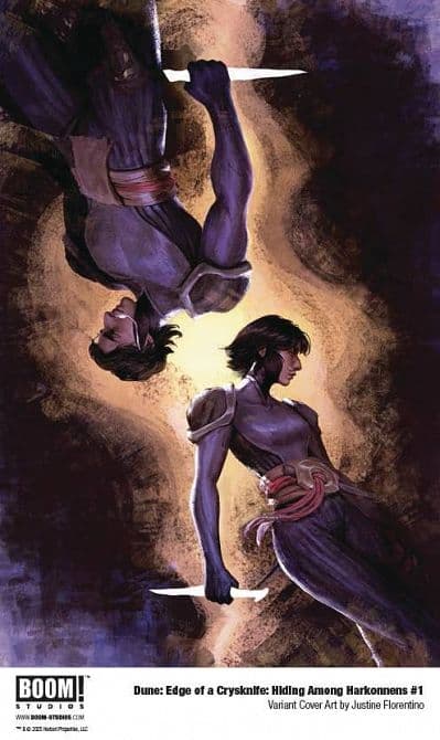 Cover Art for DUNE EDGE OF A CRYSKNIFE THE RAGE OF SHAI-HULUD