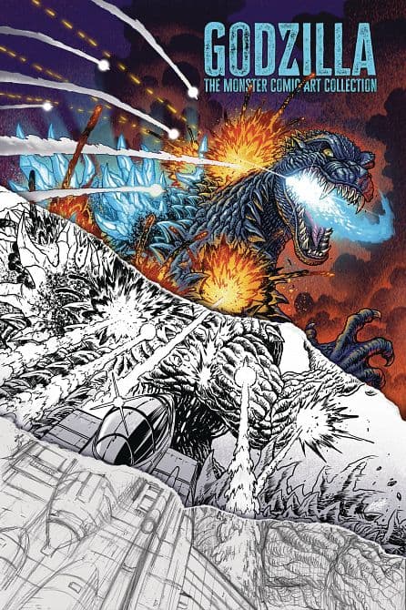 Cover Art for GODZILLA MONSTER COMIC ART COLL HC