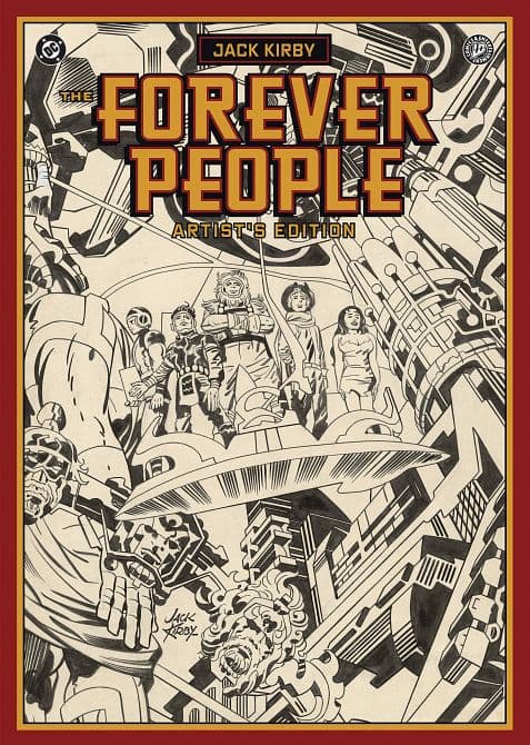 Cover Art for JACK KIRBYS FOREVER PEOPLE ARTISTS EDITION HC