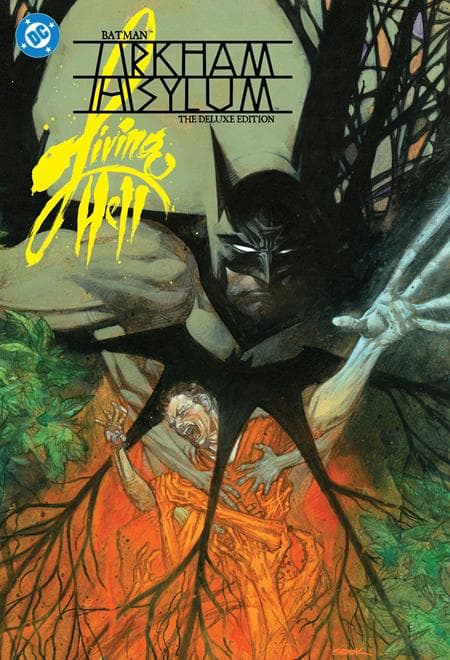 Cover Art for BATMAN ARKHAM ASYLUM LIVING HELL DELUXE EDITION HC ( 2025 EDITION )