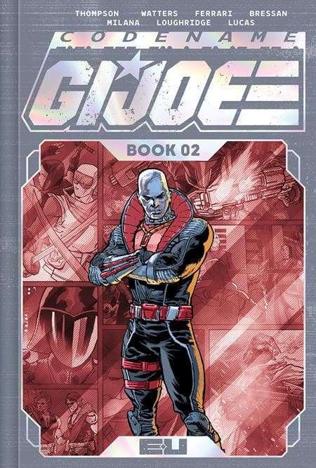 Cover Art for CODENAME GI JOE DELUXE EDITION HC BOOK 02 DIRECT MARKET EXCLUSIVE ANDREI BRESSAN & ADRIANO LUCAS SPOT FOIL CVR