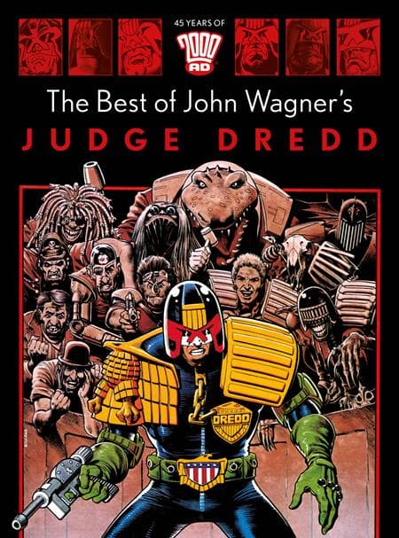 Cover Art for BEST OF JOHN WAGNERS JUDGE DREDD HC