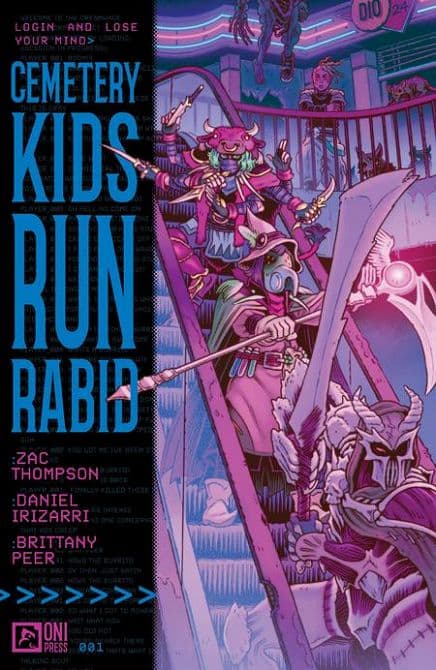 Cover Art for CEMETERY KIDS RUN RABID