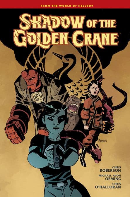 Cover Art for SHADOW OF THE GOLDEN CRANE HC