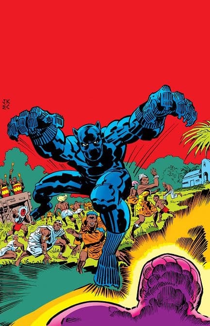 Cover Art for BLACK PANTHER REVENGE OF THE BLACK PANTHER OMNIBUS JACK KIRBY COVER [ DM ONLY ] HC