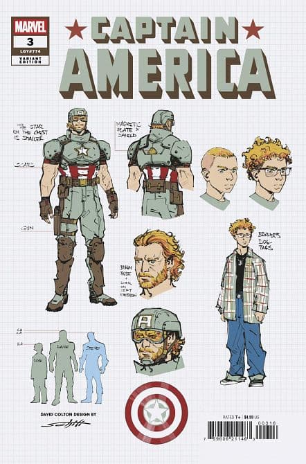 Cover Art for CAPTAIN AMERICA