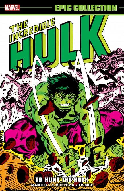 Cover Art for INCREDIBLE HULK EPIC COLLECTION TO HUNT THE HULK TP