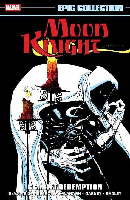 Cover Art for MOON KNIGHT EPIC COLLECTION SCARLET REDEMPTION TP