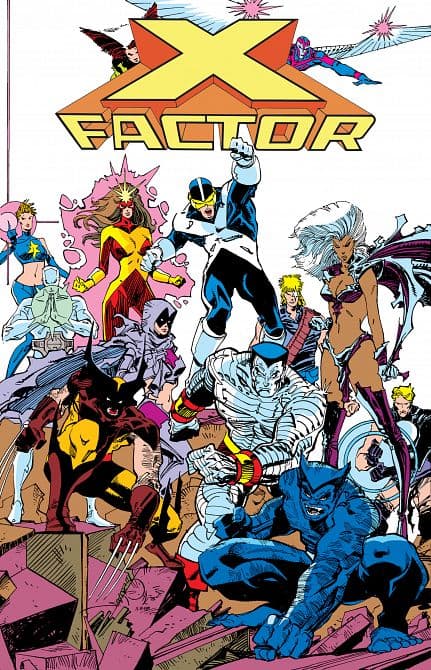 Cover Art for X-FACTOR THE ORIGINAL X-MEN OMNIBUS VOL. 02 WALTER SIMONSON INFERNO COVER HC