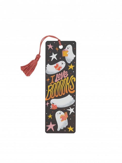 I LOVE BOOOOKS BOOKMARK