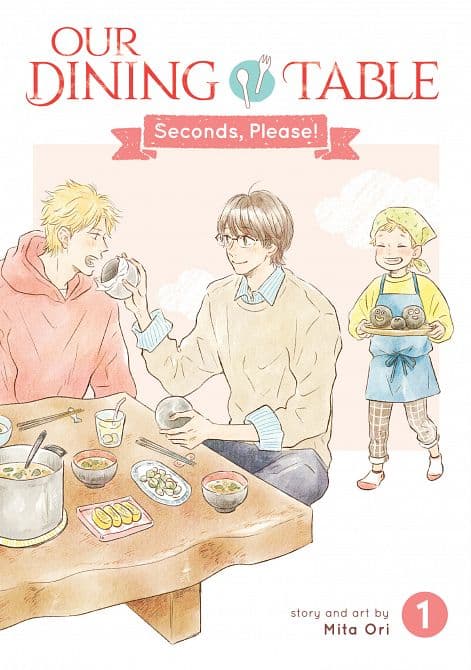 Cover Art for OUR DINING TABLE SECONDS, PLEASE! VOL. 01 TP