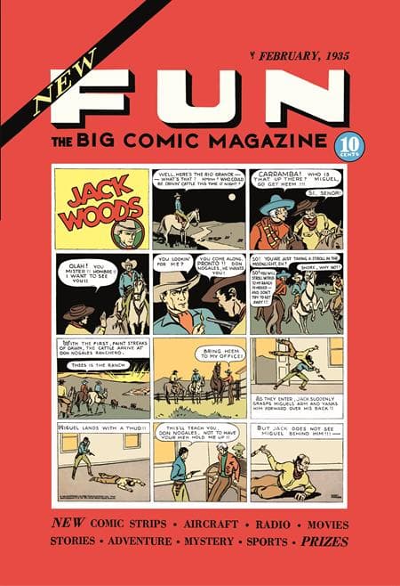 Cover Art for NEW FUN COMICS FACSIMILE EDITION