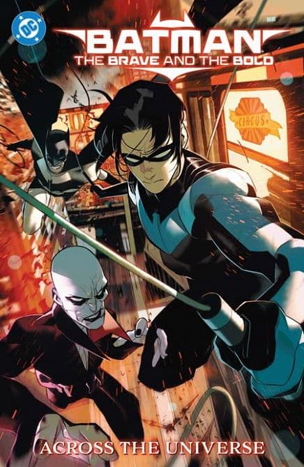 Cover Art for BATMAN THE BRAVE AND THE BOLD ACROSS THE UNIVERSE TP