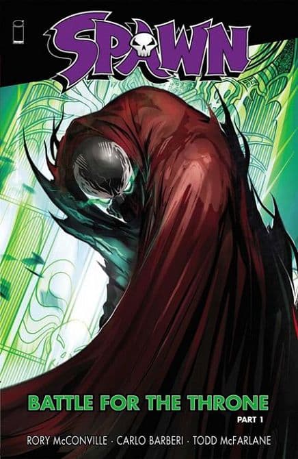 Cover Art for SPAWN BATTLE FOR THE THRONE PART 01 TP