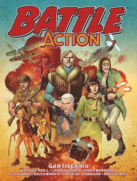 Cover Art for BATTLE ACTION HC VOL 01