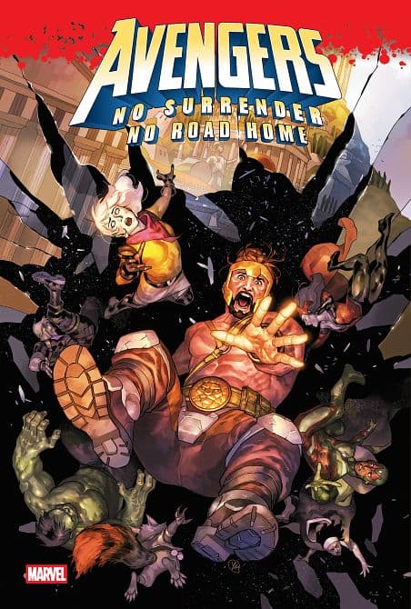 Cover Art for AVENGERS NO SURRENDER/NO ROAD HOME OMNIBUS YASMINE PUTRI COVER [ DM ONLY ] HC