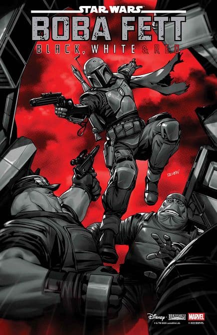 Cover Art for STAR WARS BOBA FETT-BLACK, WHITE & RED
