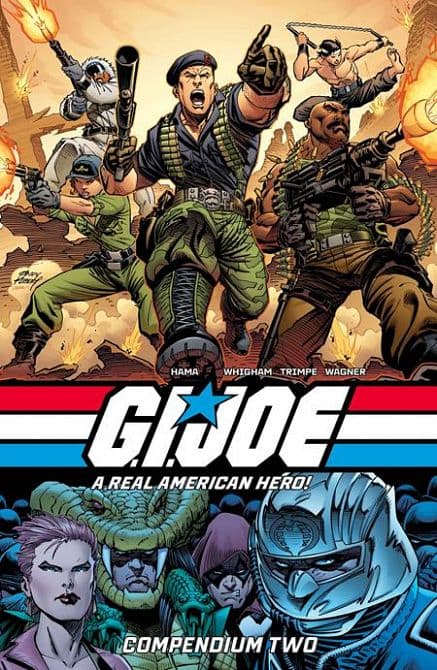 Cover Art for GI JOE A REAL AMERICAN HERO COMPENDIUM TP BOOK 02 ANDY KUBERT & LAURA MARTIN CVR