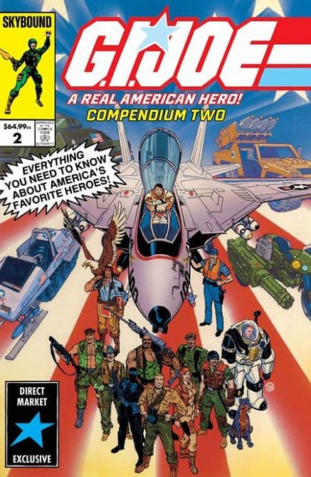 Cover Art for GI JOE A REAL AMERICAN HERO COMPENDIUM TP BOOK 02 DIRECT MARKET EXCLUSIVE MICHAEL GOLDEN CVR