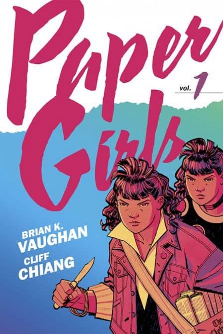 Cover Art for PAPER GIRLS BACKPACK EDITION TP VOL 01 CLIFF CHIANG CVR