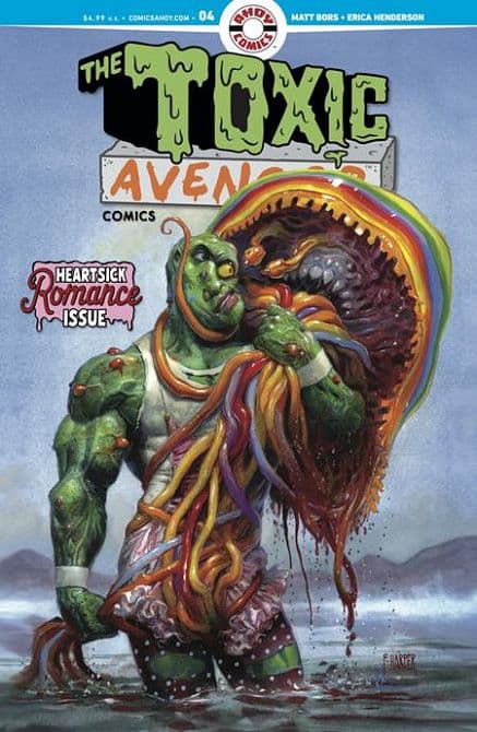 Cover Art for TOXIC AVENGER COMICS