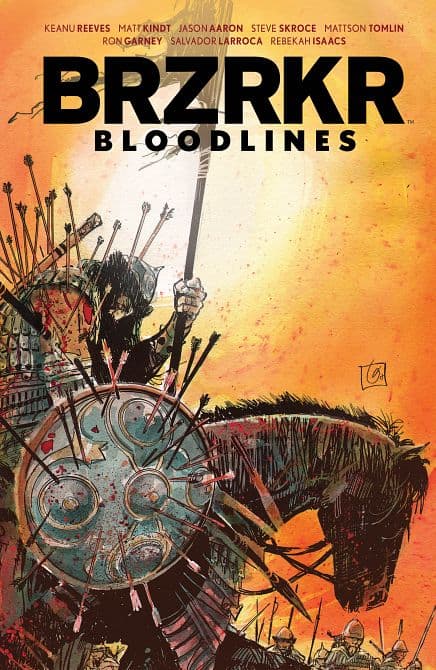 Cover Art for BRZRKR BLOODLINES HC