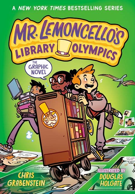 Cover Art for MR. LEMONCELLO'S LIBRARY OLYMPICS THE GRAPHIC NOVEL TP