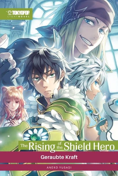 Cover Art for THE RISING OF THE SHIELD HERO LIGHT NOVEL