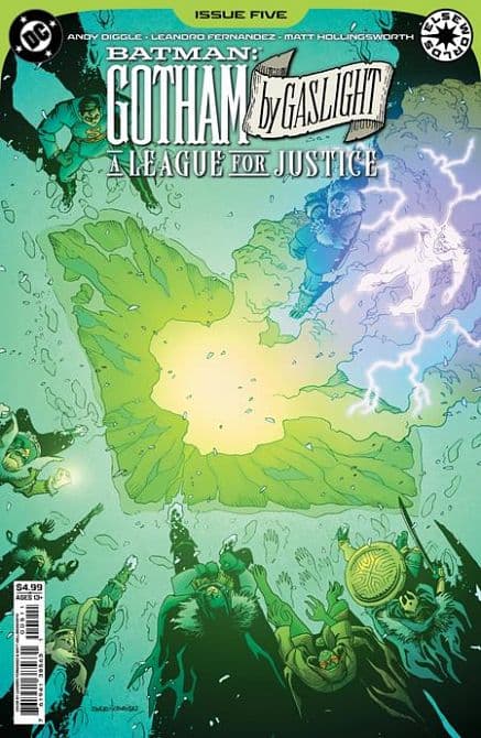 Cover Art for BATMAN GOTHAM BY GASLIGHT A LEAGUE FOR JUSTICE