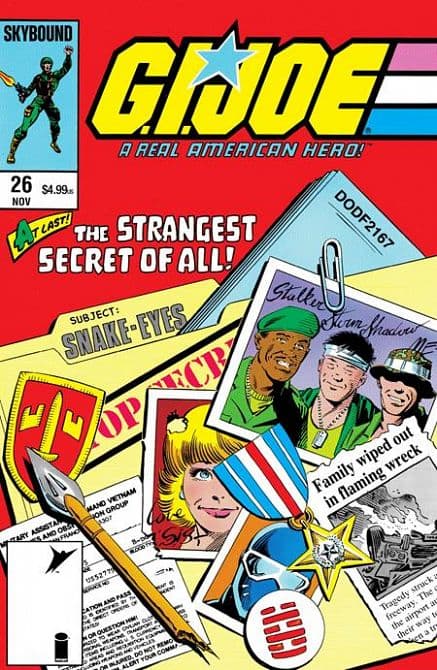 Cover Art for GI JOE A REAL AMERICAN HERO