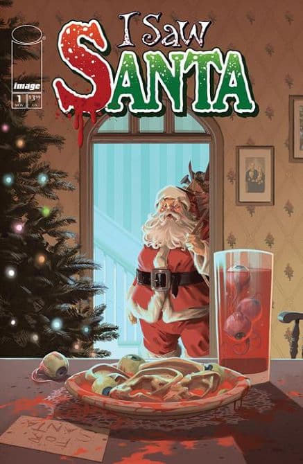 Cover Art for I SAW SANTA A SPAWN UNIVERSE CHRISTMAS STORY