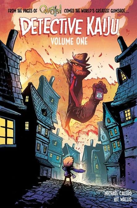 Cover Art for DETECTIVE KAIJU TP VOL 01 CVR A KIT WALLIS