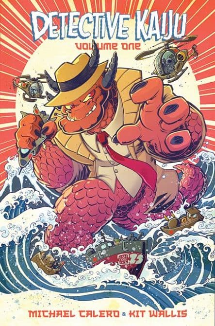Cover Art for DETECTIVE KAIJU TP VOL 01 CVR B JON SOMMARIVA VARIANT Limited to 1000 Copies Allocations May Occur