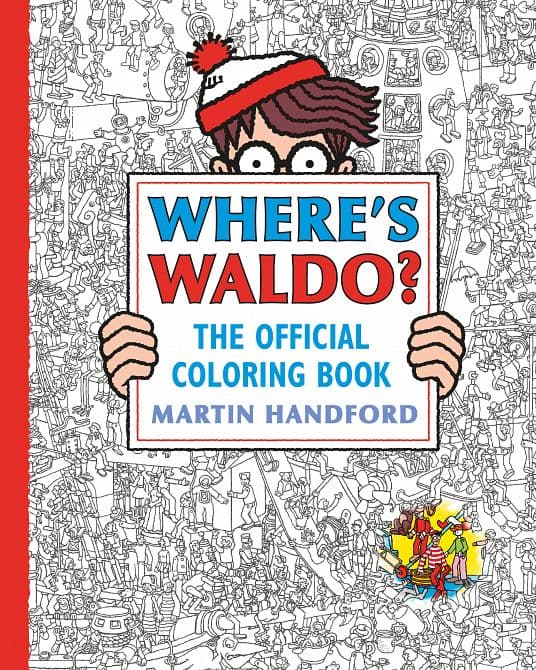 Cover Art for WHERE'S WALDO? THE OFFICIAL COLORING BOOK TP